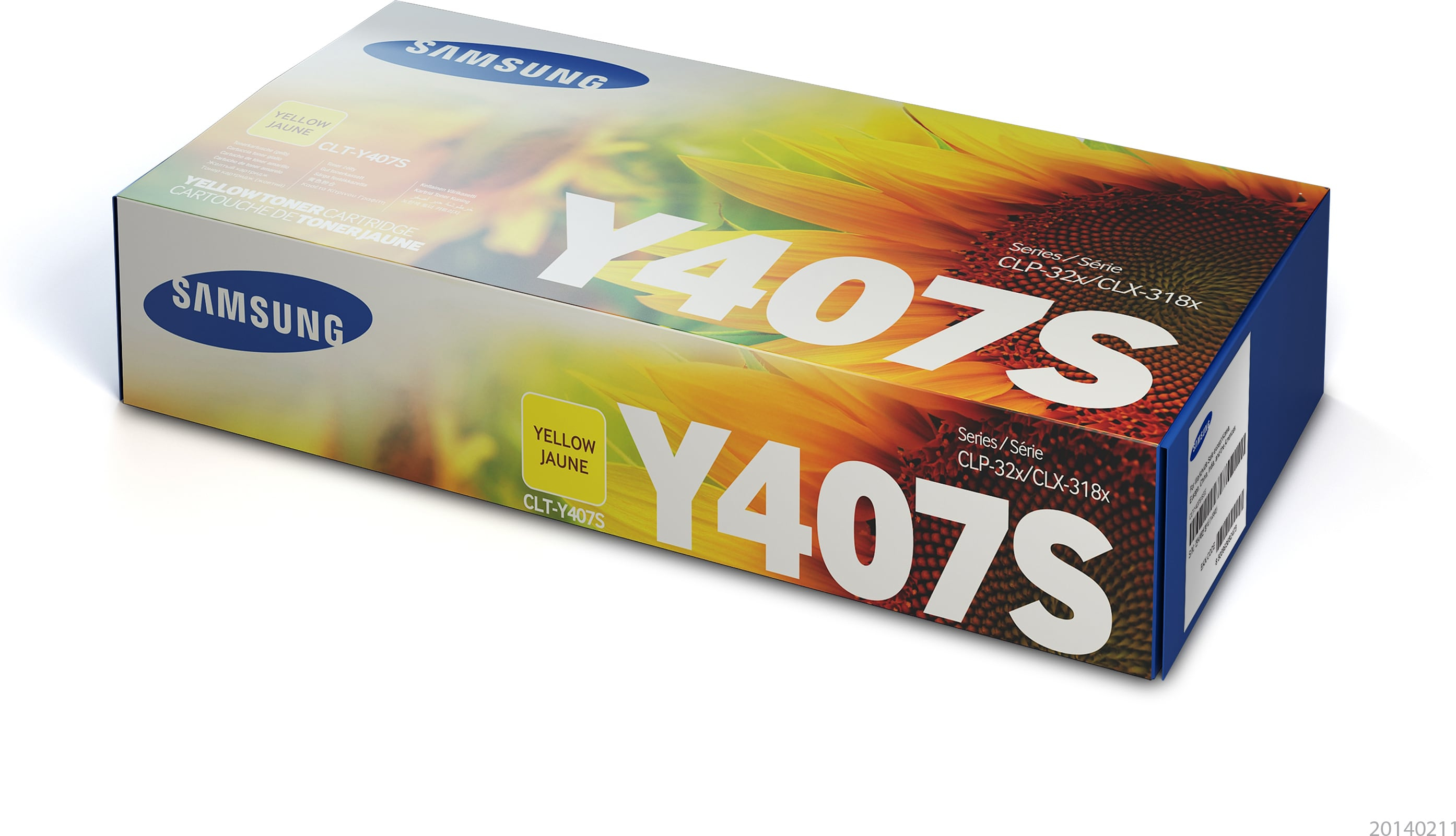Samsung CLTY407S Yellow Toner Samsung — view 2