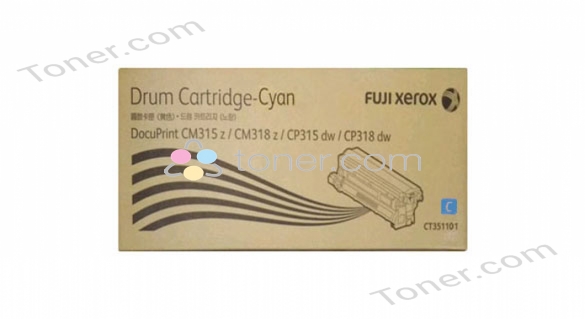 Fuji Xerox CT351101 Cyan Drum Fuji Xerox — view 1