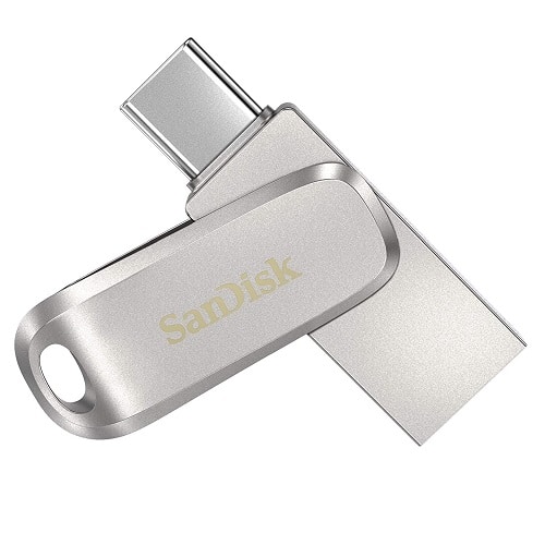 Sandisk Ultra Dual Drive Luxe SDDDC4 32GB USB Type C Metal USB3.1/Type C Reversible Connector Swivel Design Type-C Enabled Devices 5Y SanDisk — view 2
