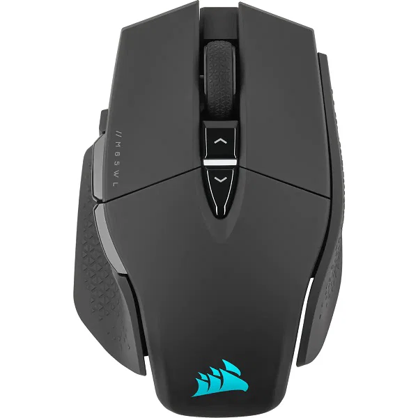 Corsair M65 RGB LED Ultra Wireless Optical Silver Alu Gaming Mouse - Black Corsair — view 2
