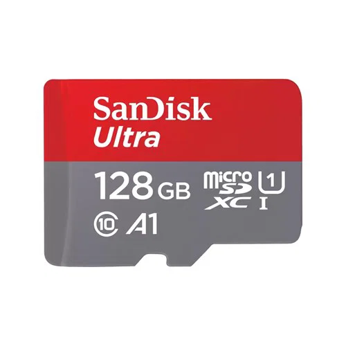 Sandisk Ultra Microsdhc Squab 128GB A1 C10 U1 Uhs-I 140MB/S R 4X6 Sd Adaptor 10Y SanDisk — view 2