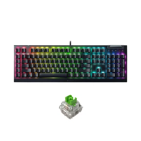 Razer Blackwidow V4 X - Mechanical Gaming Keyboard (Green Switch) - Us Layout - Frml Razer — view 2