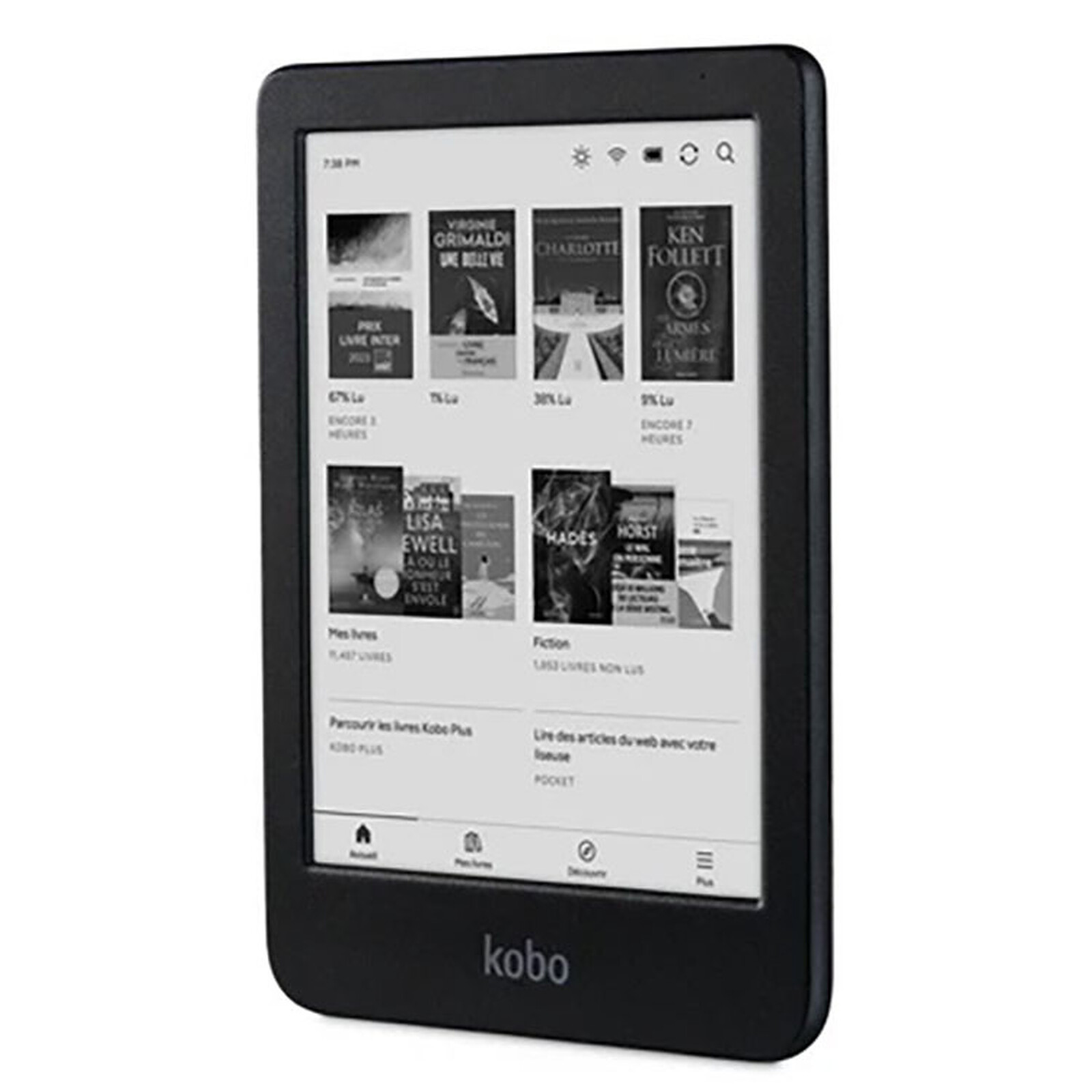 Kobo Clara Bw 6" E Ink Carta Display Comfort Light Pro & Waterproof E-Reader Kobo — view 2