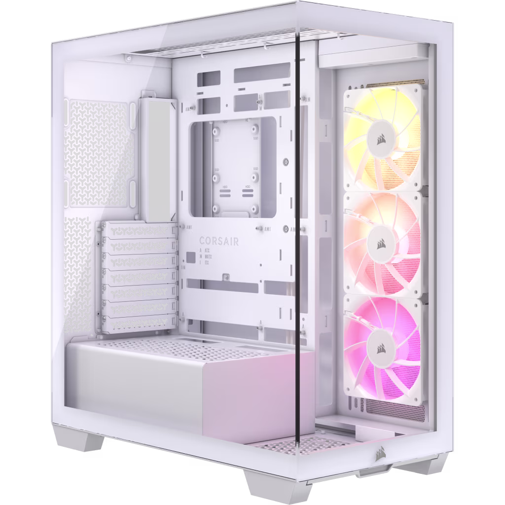 Corsair 3500X ARGB Tempered Glass Mid-Tower PC Case White Corsair — view 2