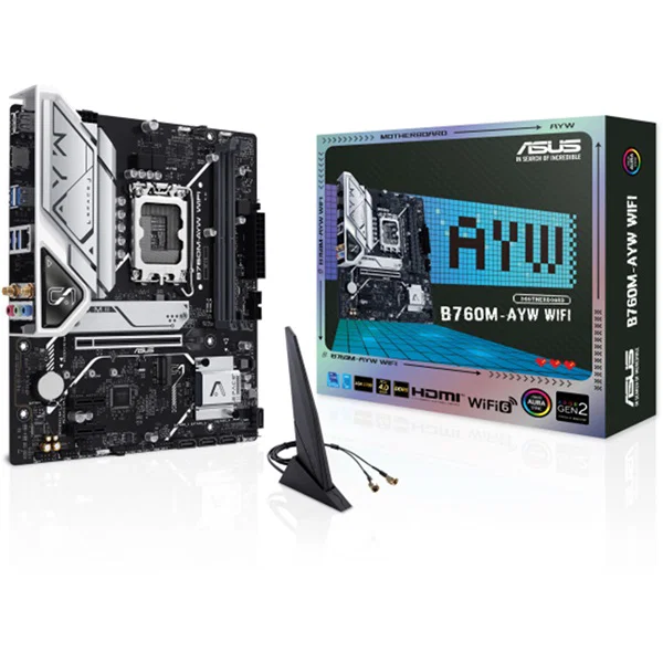 ASUS B760M-Ayw WIFI Motherboard Asus — view 2