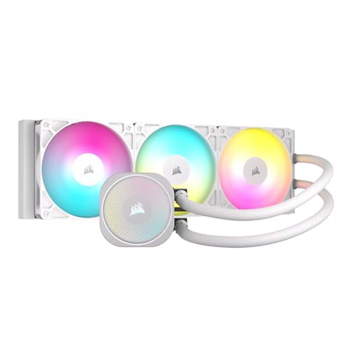 Corsair Nautilus 360 ARGB 360MM Radiator Liquid CPU Cooler White Corsair — view 2