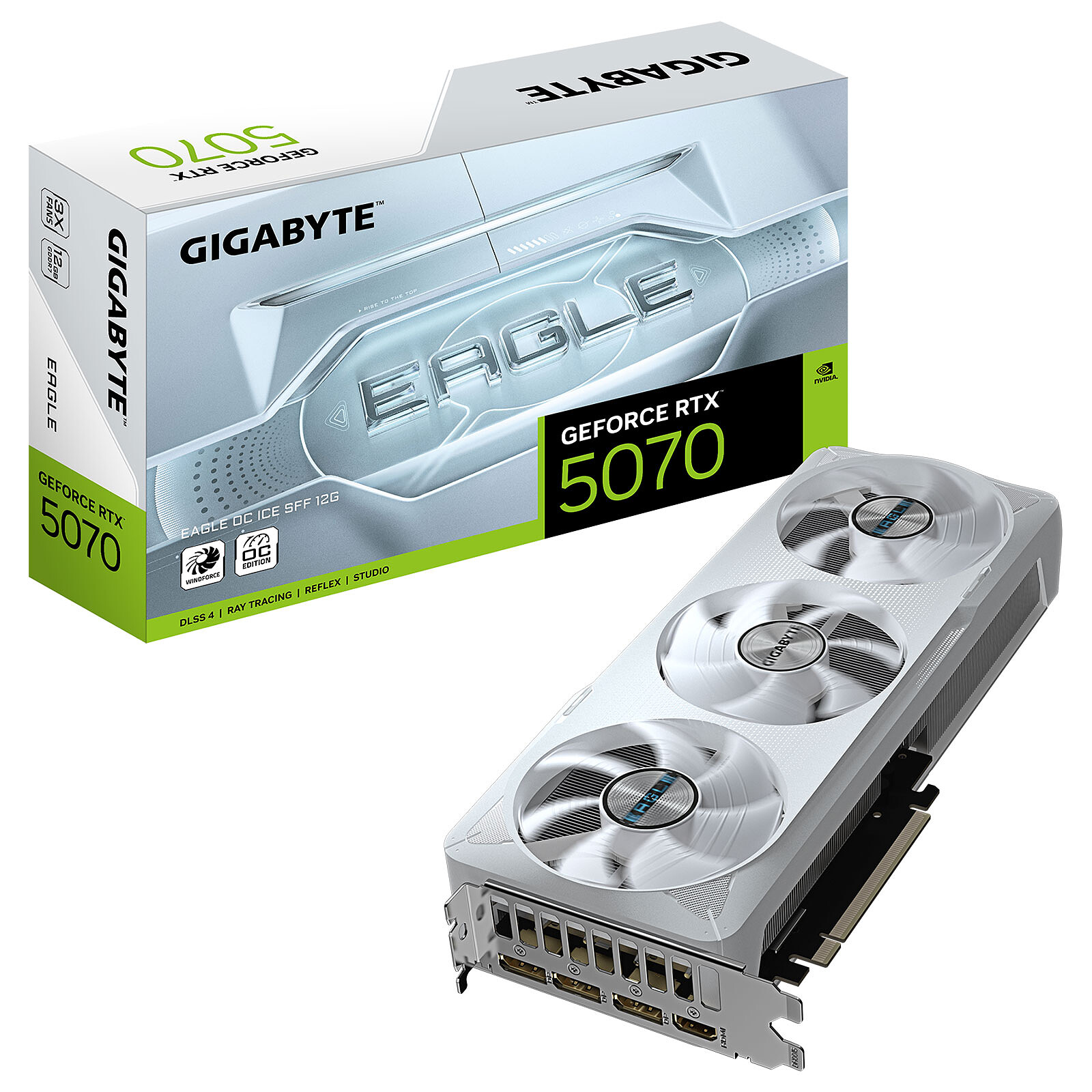 Gigabyte Gv-N5070EAGLEOC Ice-12GD Graphic Card Gigabyte — view 2