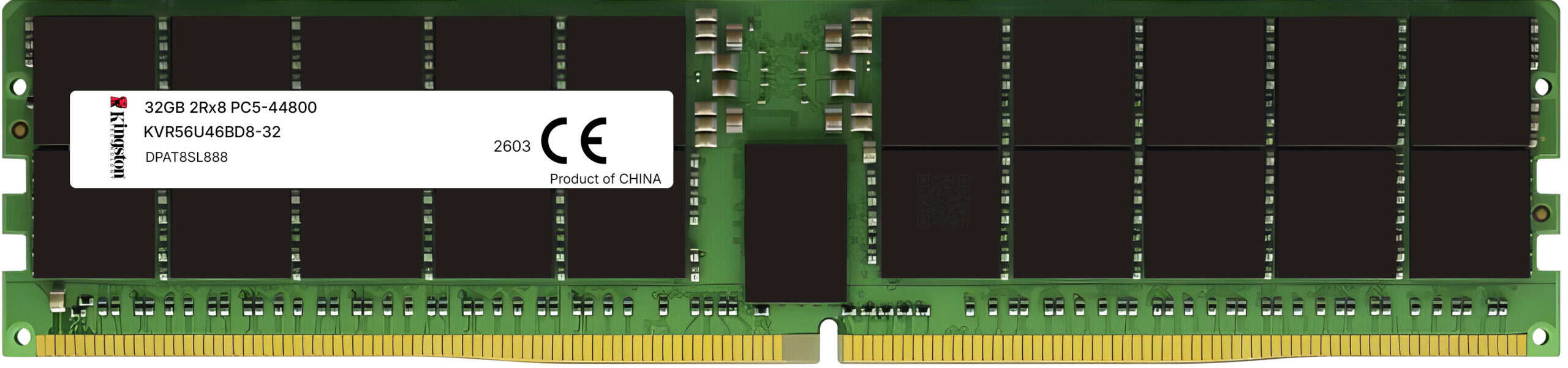 Kingston 32GB 5600MT/S DDR5 Non-Ecc CL46 Dimm 2RX8 Kingston — view 2